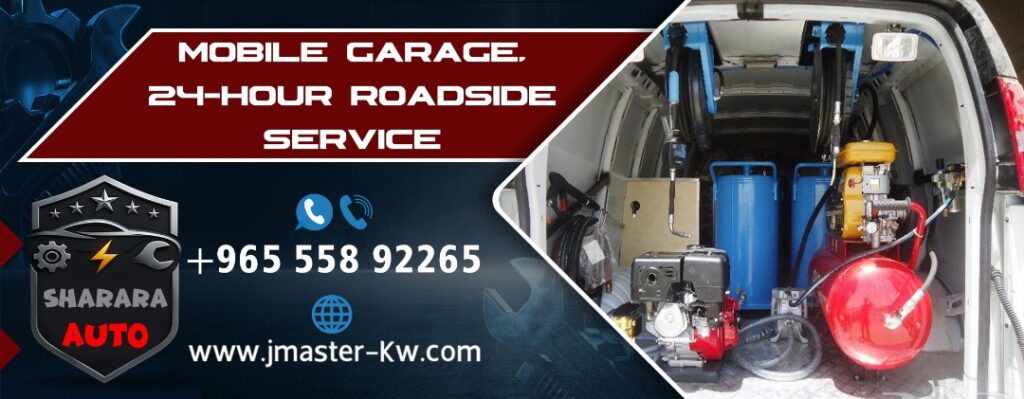 Mobile garage 24-hour roadside service